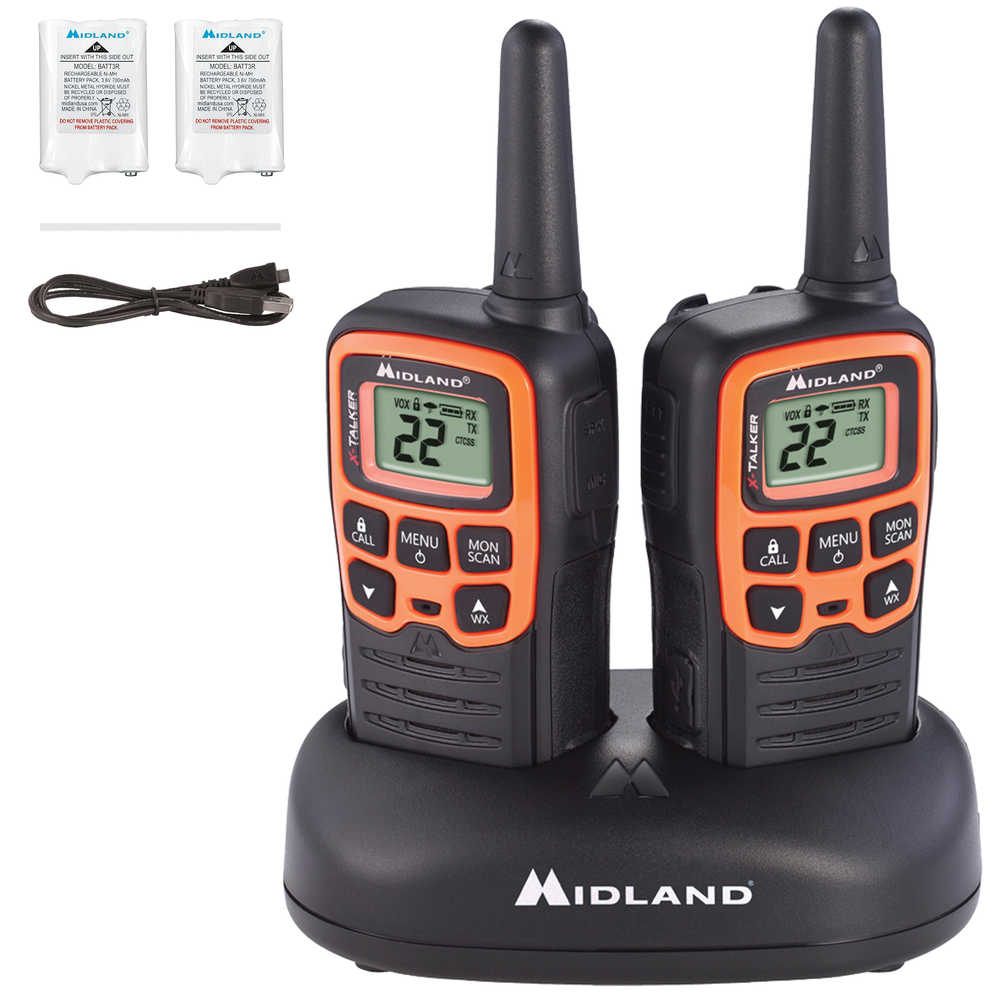 Midland, 2-Pack of FRS Radios, Model# T51VP3